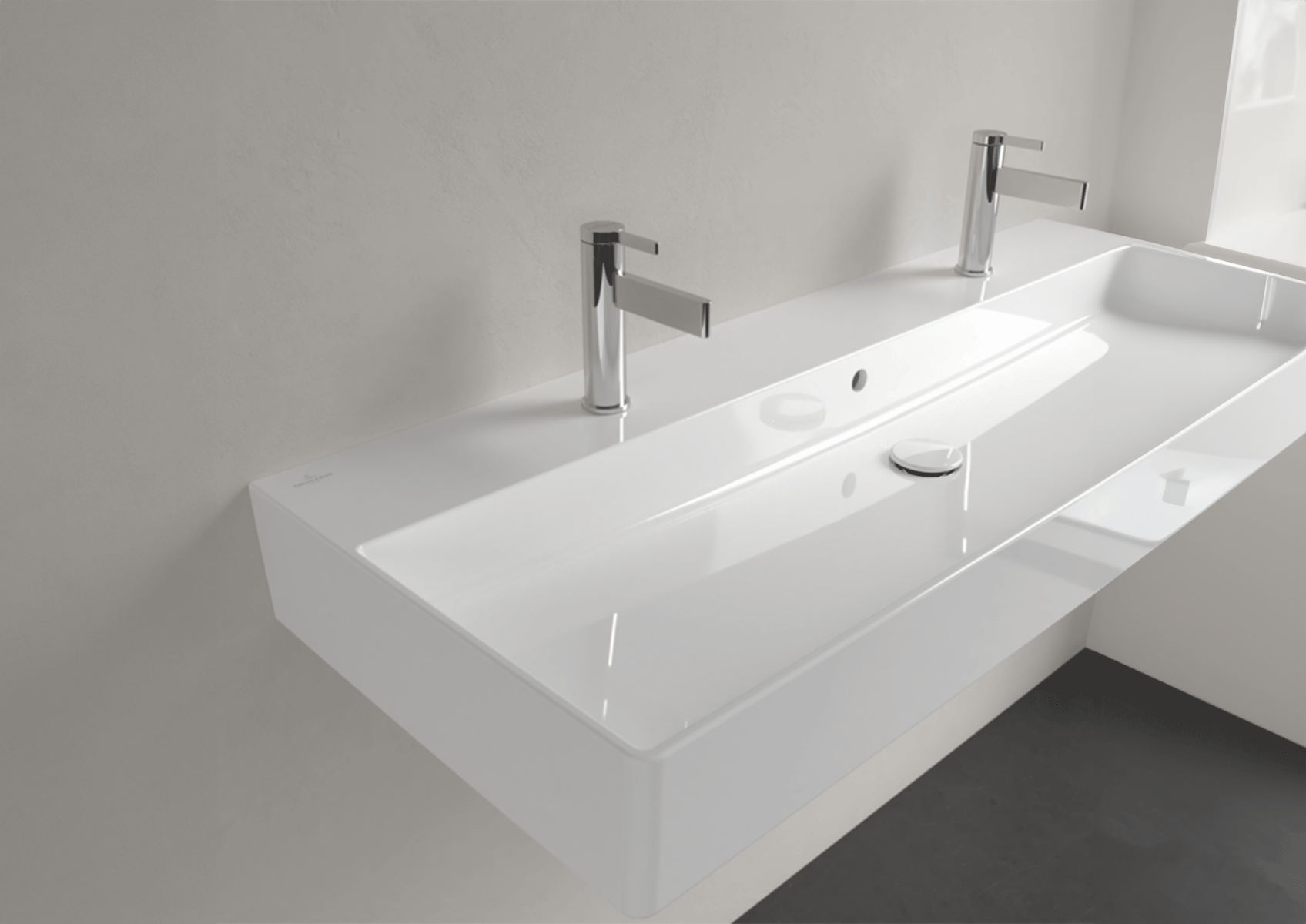 Lavabo doble Villeroy & Boch Memento 2.0 de 120 cm