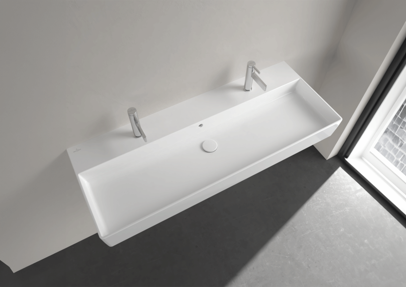 Lavabo doble Villeroy & Boch Memento 2.0 de 120 cm
