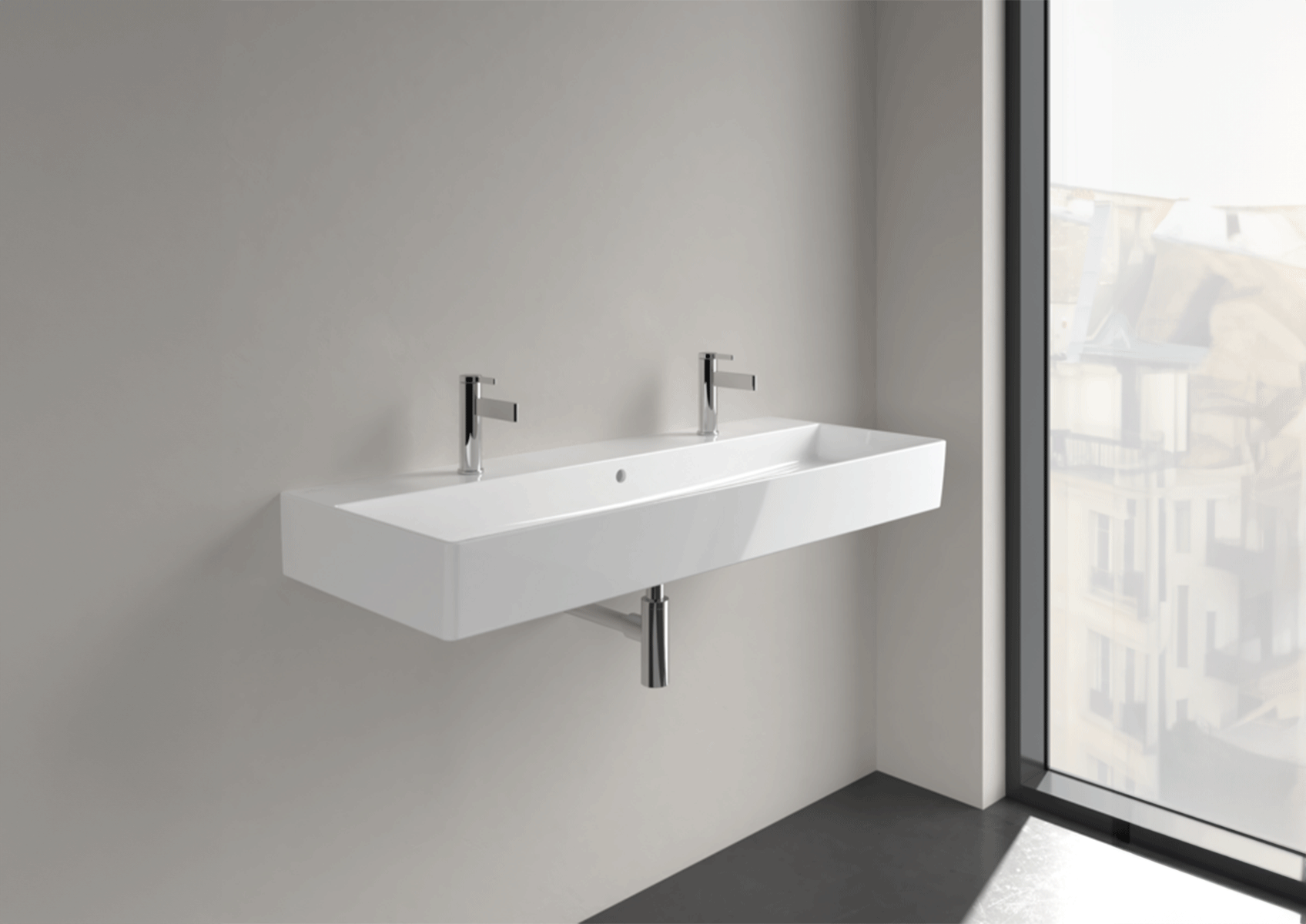 Lavabo doble Villeroy & Boch Memento 2.0 de 120 cm