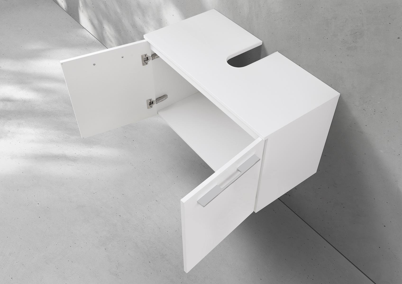 Mobile lavabo universale Intarbad su misura a 2 ante
