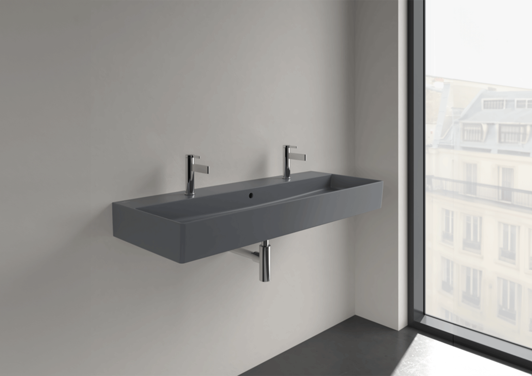 Lavabo doble Villeroy & Boch Memento 2.0 de 120 cm