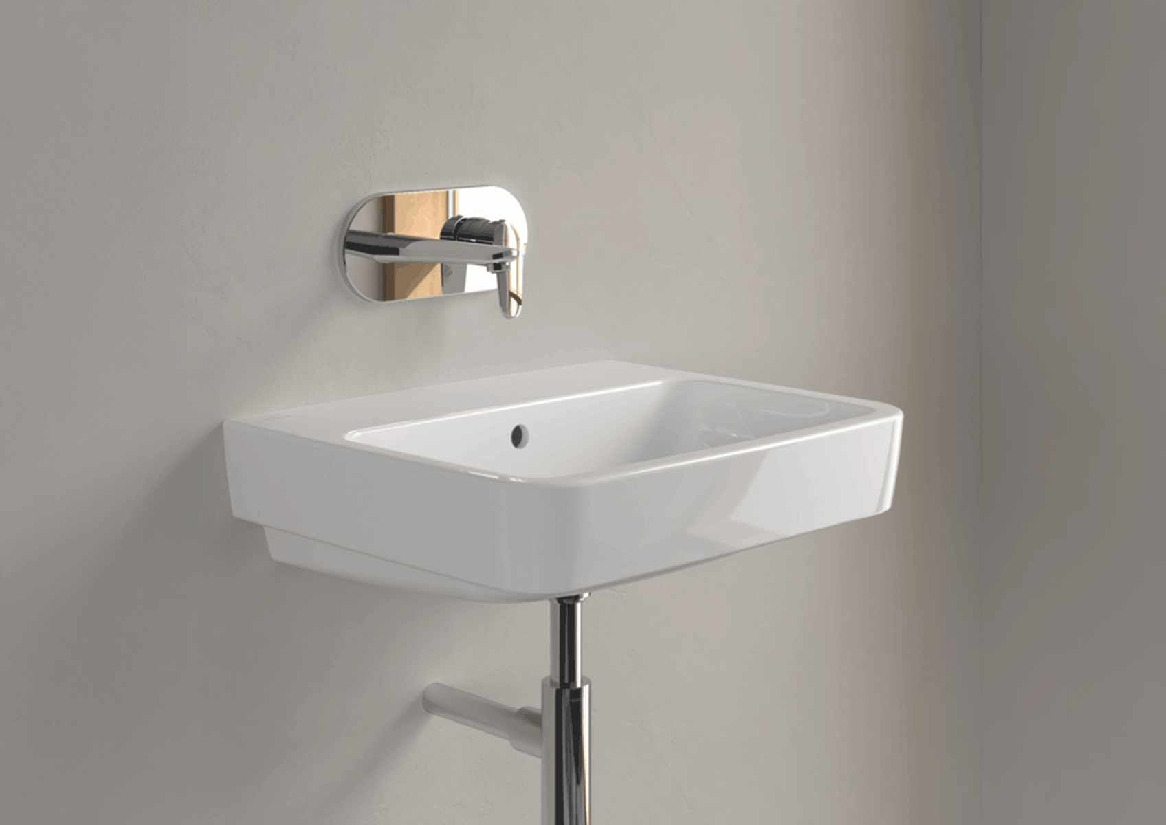 Lavabo O.novo de Villeroy & Boch, 55 cm