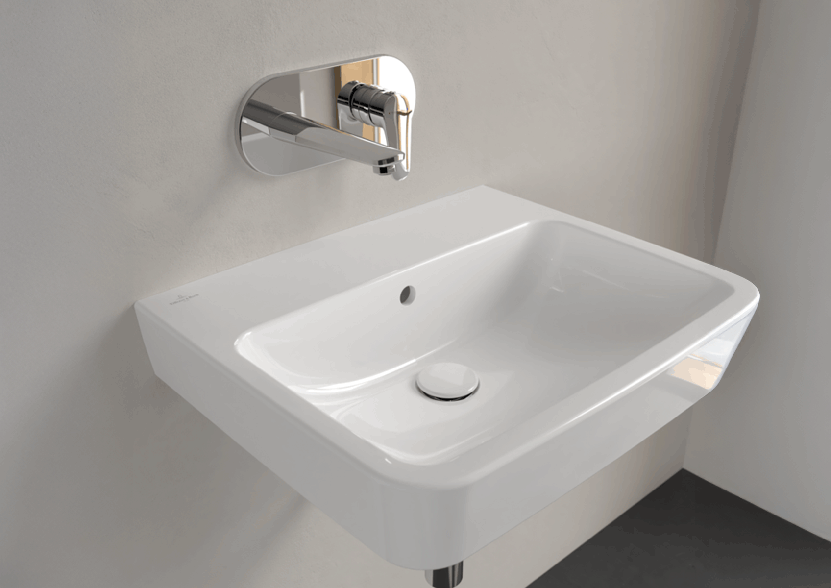 Lavabo O.novo de Villeroy & Boch, 55 cm