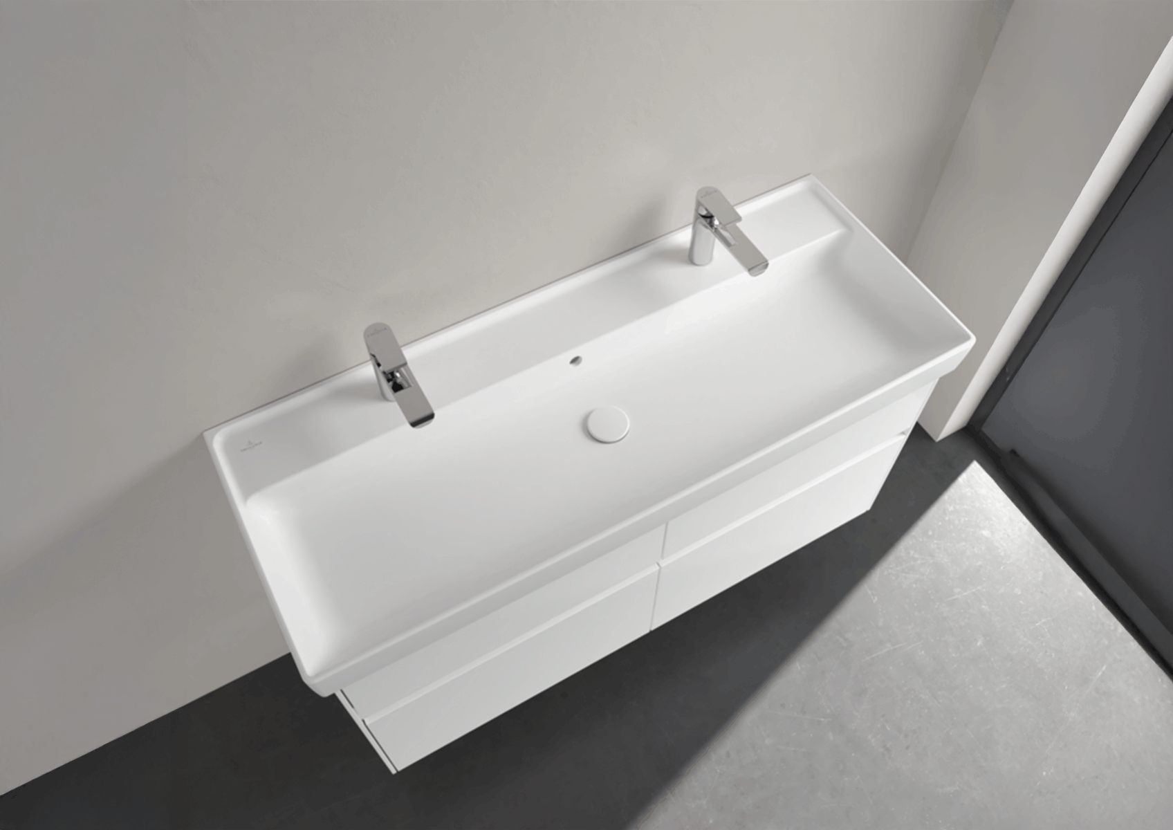 Podwójna umywalka Villeroy & Boch Collaro 120 cm