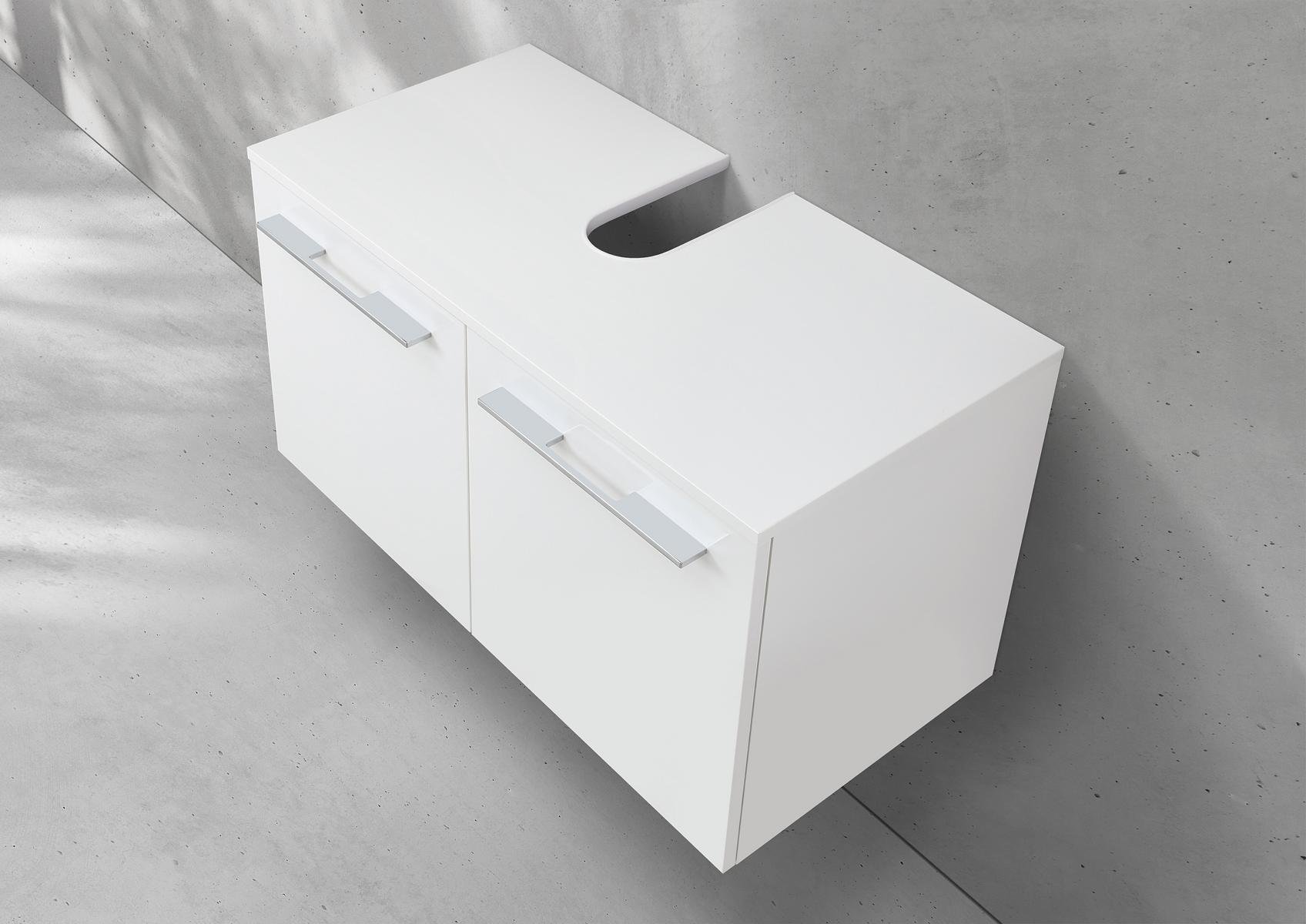 Mobile lavabo universale Intarbad su misura a 2 ante