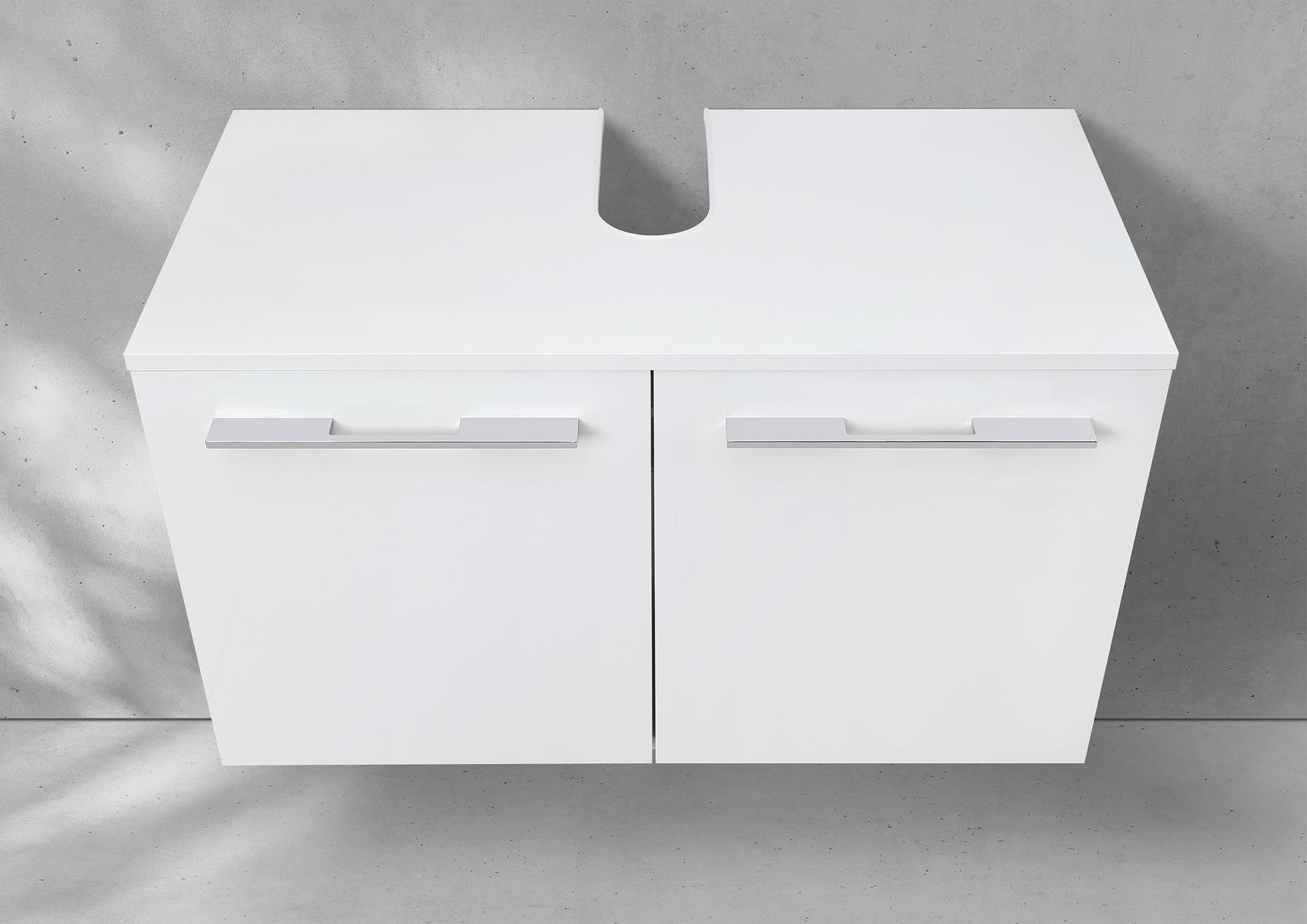 Mobile lavabo universale Intarbad su misura a 2 ante